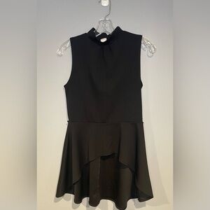 Minette Sleeveless High Low Blouse Black Women’s Size Large